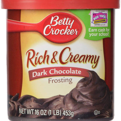 Betty Crocker Rich & Cream Frosting Dark Chocolate, 453 g