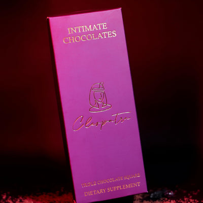Cleopatra Chocolate Bars For Couples Uplifting Mood, Vitality, More Desire & Enjoyment Best Gift Set Ideal For Men & Women, Vegetarian And Gluten-Free (Pack of 1), 60 gram