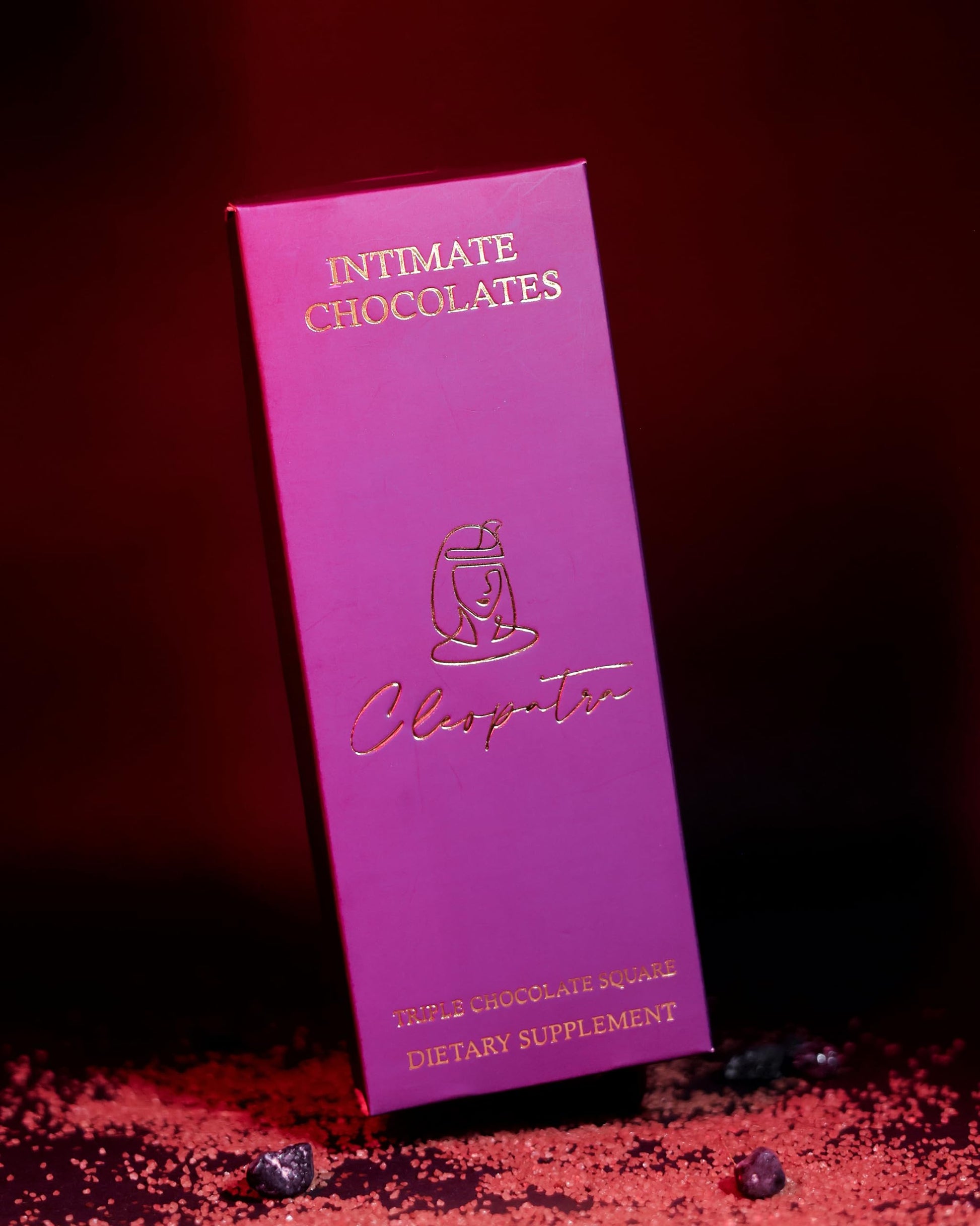 Cleopatra Chocolate Bars For Couples Uplifting Mood, Vitality, More Desire & Enjoyment Best Gift Set Ideal For Men & Women, Vegetarian And Gluten-Free (Pack of 1), 60 gram