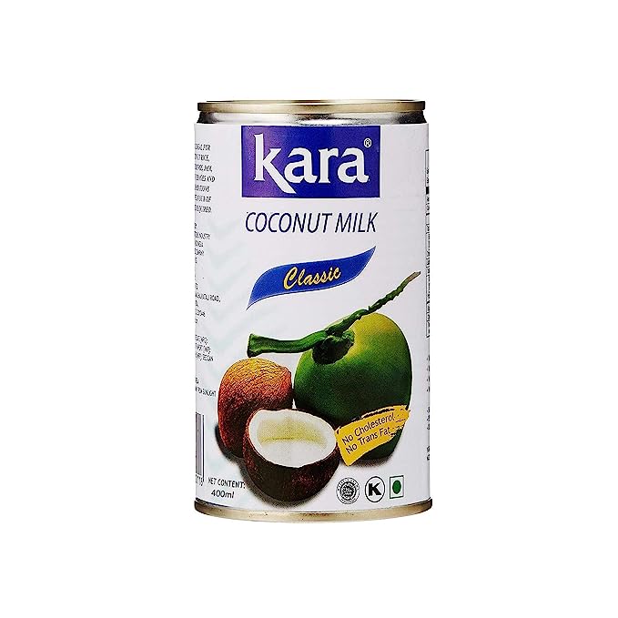2x Kara Coconut Milk, Pack of 2 - 400 ml each