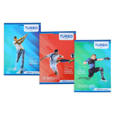 Doms The Power Of Sport Series Notebook - A4 - Single Line