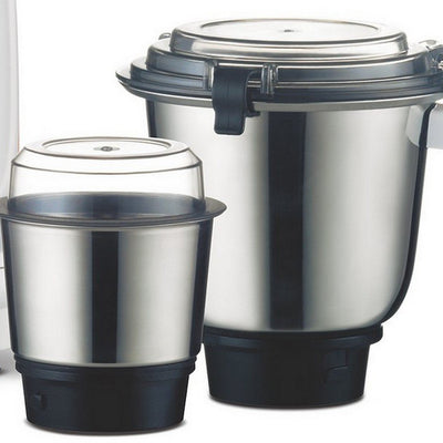 Bajaj Twister Mixer Grinder, 750W, 3 Jars (White)