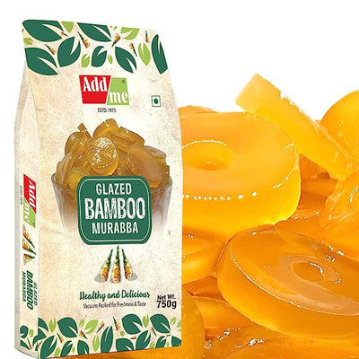 Add me Bamboo Bans Murabba, 750 G Vacuum Packed Without Sugar Syrup Immunity boosters for Height Growth
