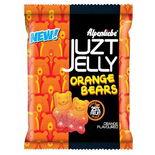 Alpenliebe Juzt Jelly Orange Flavour Bears Pouch, 27g