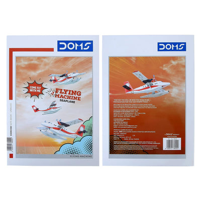 Doms Flying Machine Series Notebook - A4 - Unruled