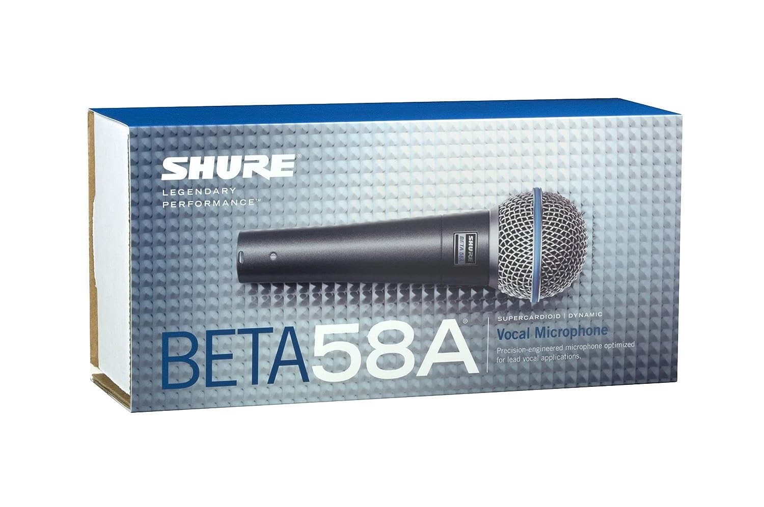 Shure BETA 58A Dynamic Vocal Microphone - Output supercardioid Dynamic Vocal Microphone