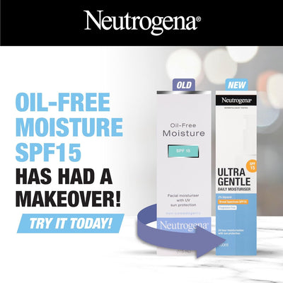 Neutrogena Oil Free Face Moisture SPF 15 For Normal To Oily Skin, 115ml