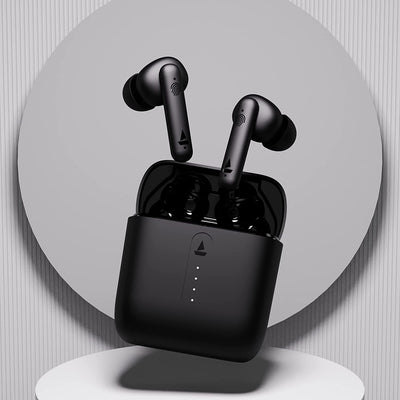 boAt Airdopes 141 Bluetooth Truly Wireless in Ear Headphones  (Bold Black)