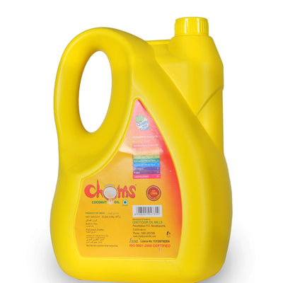 CHOMS Cooking Coconut Oil, 100% Pure, Edible (5 Litre)