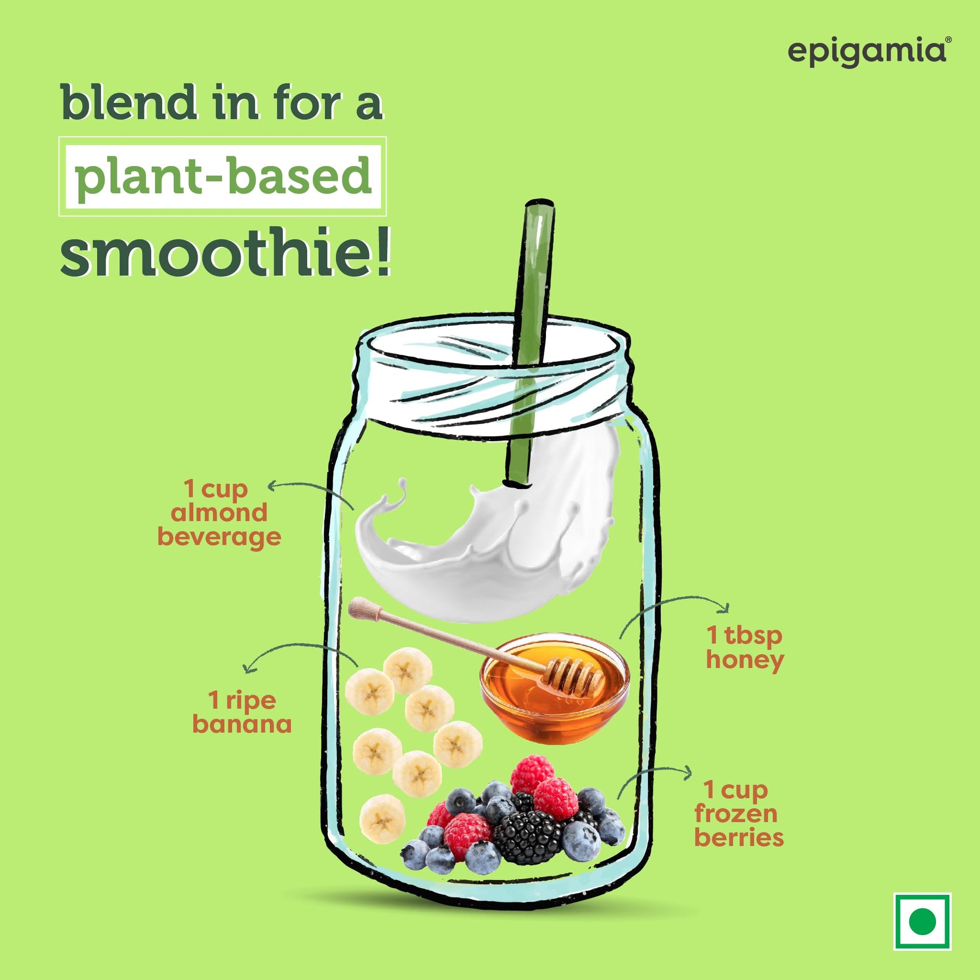 Epigamia Unsweetened Almond Milk