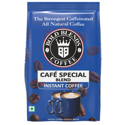 Bold Blends Cafe Special Blend 1 kg Instant Coffee Powder | Strongest Caffeinated Coffee | (5 * 200g) Bag | Medium Roast | Premium Blend of Arabica & Robusta to Energize Yourself