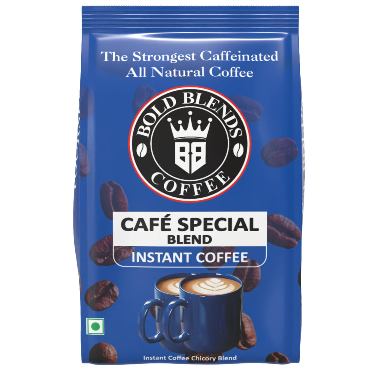 Bold Blends Cafe Special Blend 1 kg Instant Coffee Powder | Strongest Caffeinated Coffee | (5 * 200g) Bag | Medium Roast | Premium Blend of Arabica & Robusta to Energize Yourself