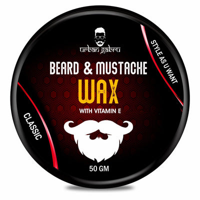 4x UrbanGabru Beard & Mustache Wax (50 gm each)  - Pack of 4