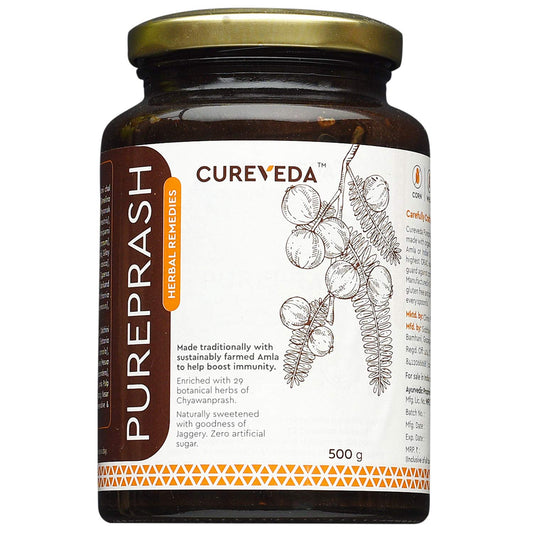 Cureveda Jaggery Based, Sugar Free Chyawanprash - 500gms