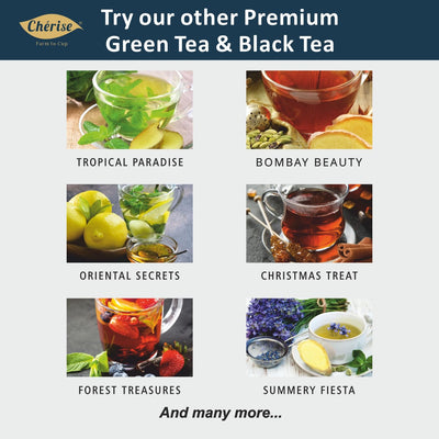 Cherise Specialiteas Spice Princess Citrus Cinnamon Clove Herbal Black Tea (2 g x 25 Pyramid Tea Bags)