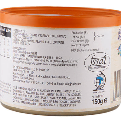 Blue Diamond Almonds, Honey Roasted, 150g