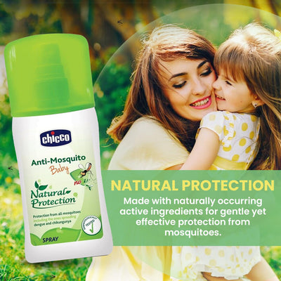 4x Chicco Anti-Mosquito Spray - 100 ML each - Pack of 4