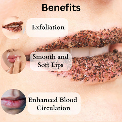 Dermistry Cocoa Butter Lip Care Tint Balm Plumping Nourishing Retinol SPF 10 for Glossy Lips + Exfoliating Lightening Coffee & Sugar Lip Scrub for Deep Dry Chapped Lips for Women Men Girls (Pack of 2)