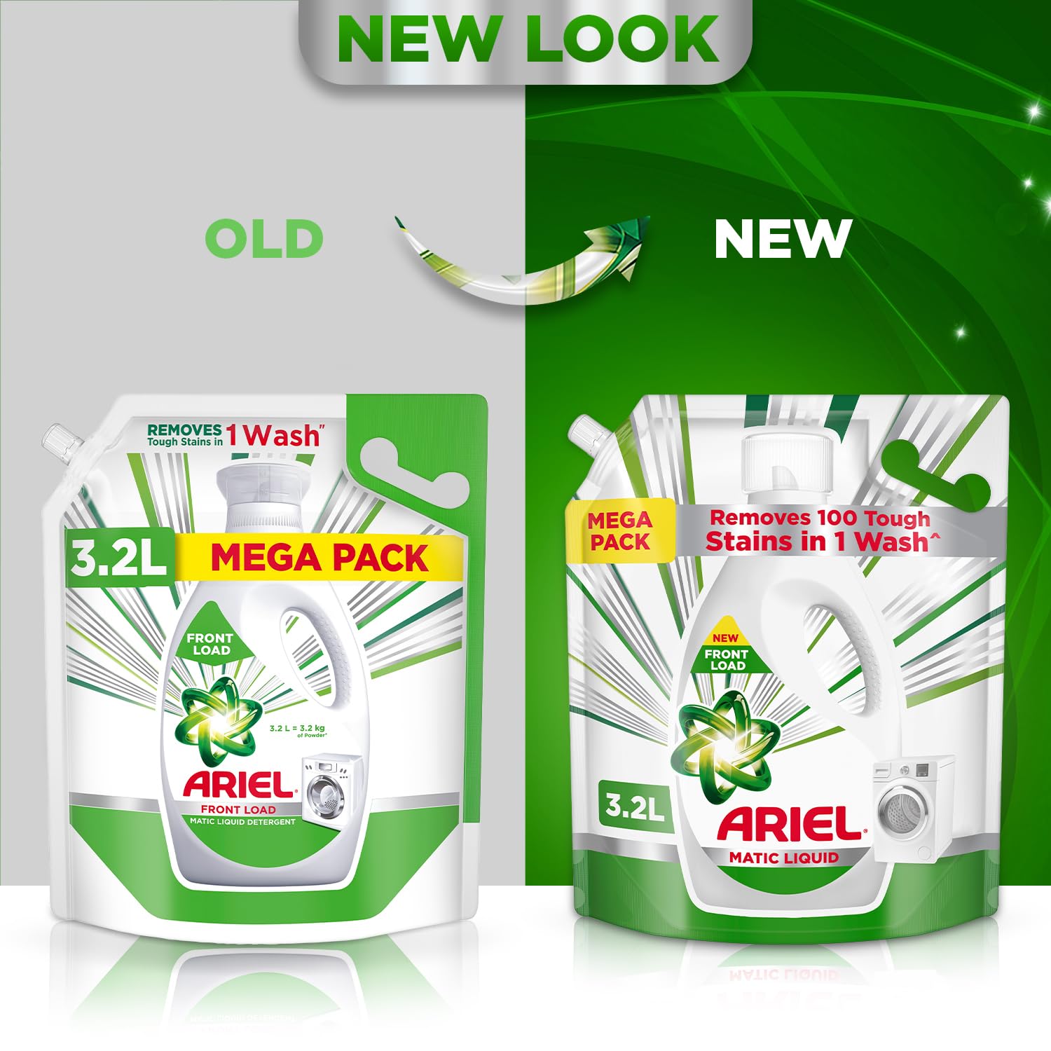 Ariel Front Load Matic Liquid Detergent 3.2Ltr