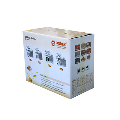 Gorek Technologies Gt-Ot 600 Watts Oil Press/Maker Machine With Simplified Digital Temperature Controller, Silver