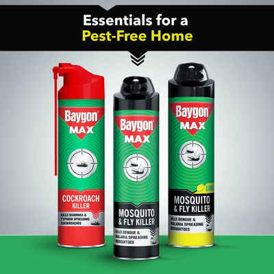 Baygon Mosquito & Fly Killer Spray- 400 ml, Green