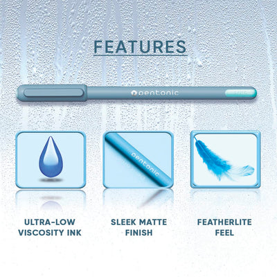 Pentonic 0.7mm Frost Ball Point Pen - Combo