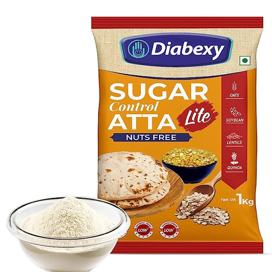 Diabexy Atta Sugar Control LITE Nuts Free for Diabetics - 1kg