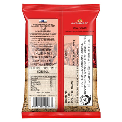Aashirvaad Chilli Powder, 100g
