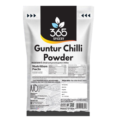 365 SPICERY Guntur Chilli Powder | Fiery Chilli Powder | Finest Guntur Chillies | Suitable for Indian and Other Cuisines - 1 kg