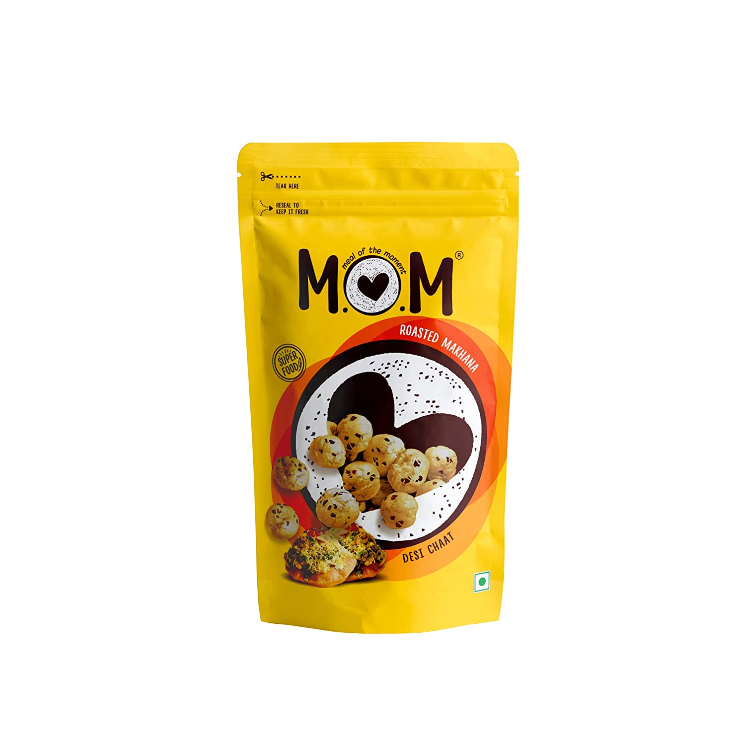 Mom Roasted Makhana Desi Chaat - 60GM