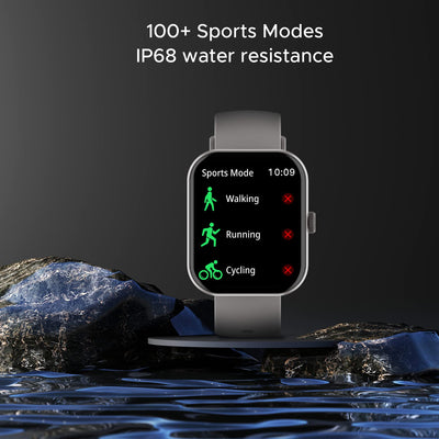 boAt Ultima Call Max Smart Watch with 2" Big HD Display, Advanced BT Calling, 100+ Sports Modes, 10 Days Battery Life, Multiple Watch Faces, IP68, HR & SpO2, Sedentary Alerts(Cool Grey)