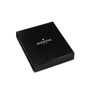 Sheaffer Gift Set 100 Ballpoint Pen With Business Card Holder Glossy Black With Chrome Trims | Pen Set for Gift