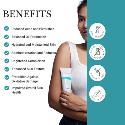 ÉPURE DERMA Anti Acne Face Cleanser with 2% Salicylic Acid + Zinc + Allantoin For Acne or Pimples | Hydrating Formula & Antioxidant Rich Face Wash For Oily Skin | Men & Women | 100 ml