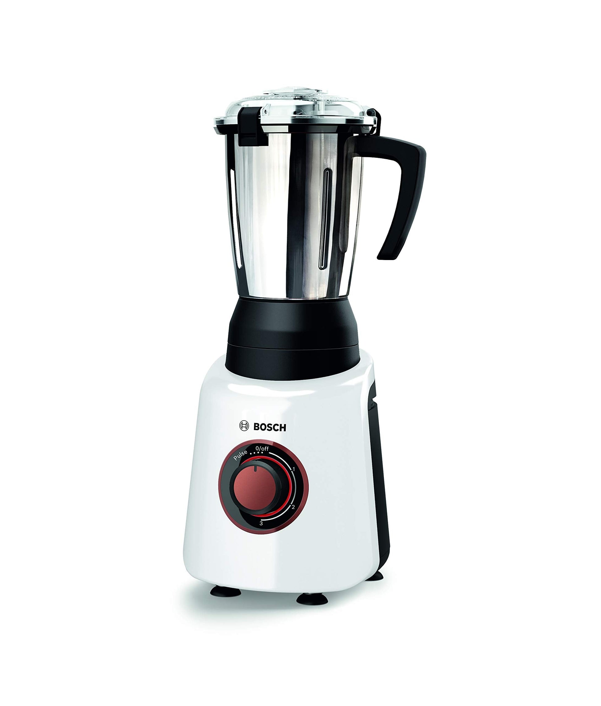 Bosch TrueMixx Bold Mixer Grinder 750 Watt, 4 Jars (White) (Indian Plug)
