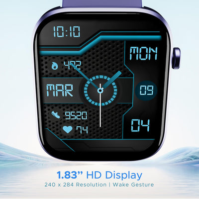 boAt Wave Call 2 Smart Watch with 1.83" HD Display, Advanced BT Calling, DIY Watch Face Studio, Coins, 700+Active Modes, Live Cricket Scores, HR&SPO2 and Sleep Monitoring(Orchid Haze)