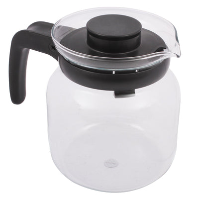 Borosil Glass Carafe with Strainer, 1 Litre, Transparent