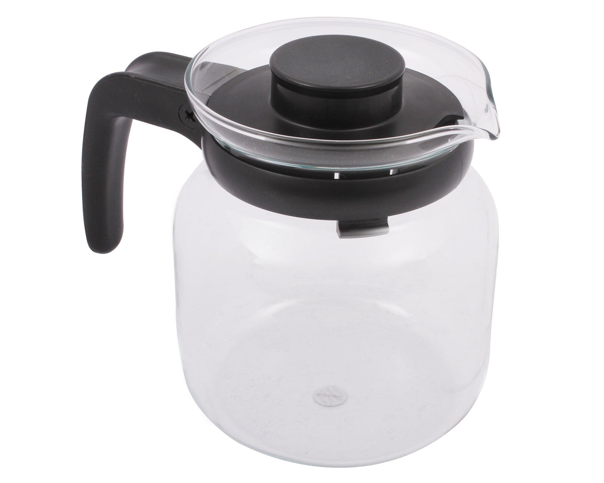 Borosil Glass Carafe with Strainer, 1 Litre, Transparent