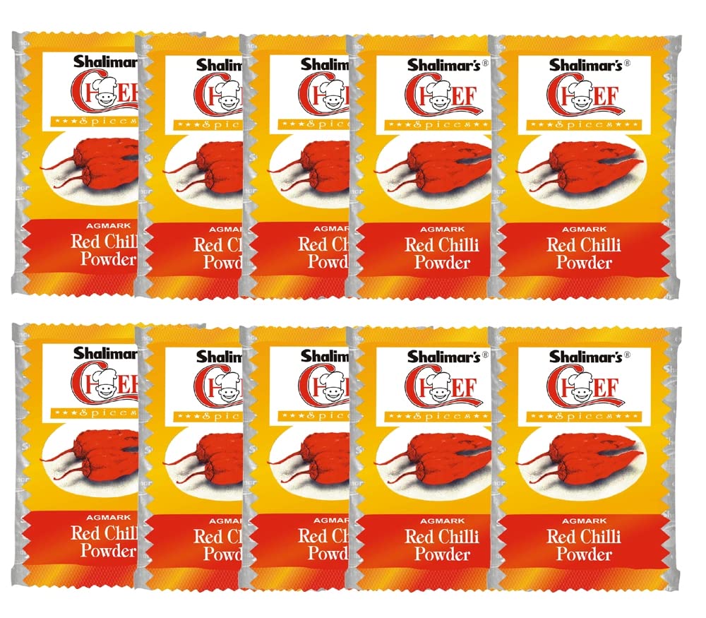 Shalimar's Chef Red Chili Powder 50 g (Pack of 10)