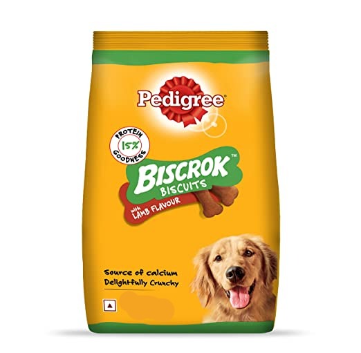 Pedigree Biscrok Biscuit Dog Treat Lamb Flavored, 50gm