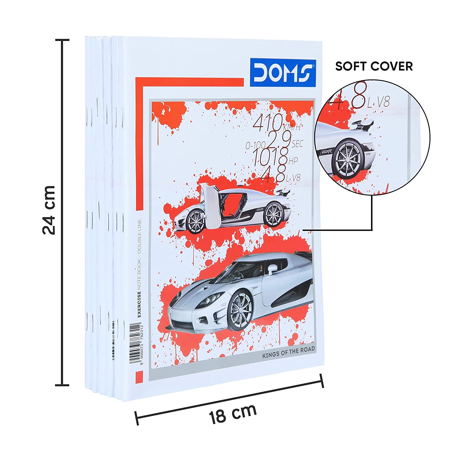 Doms Kings Of The Road Series Notebook - Double Line