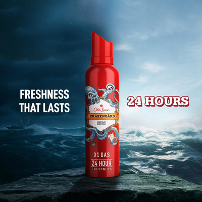 Old Spice No Gas Deodorant Body Perfume for Men Combo(Original, Lionpride & Krakengard), 140ml