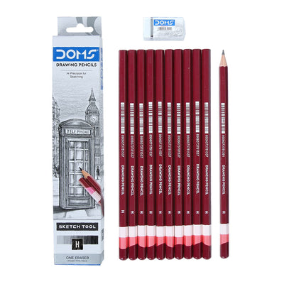 Doms Drawing & Sketching H Graphite Pencil