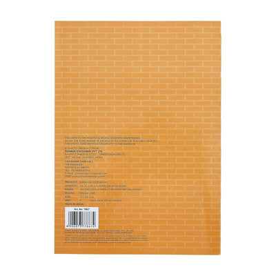 Doms Brown Series Notebook | A4 | Single Line | 57GSM | 140 Pages | 21 x 29.7 cm | Pack of 6