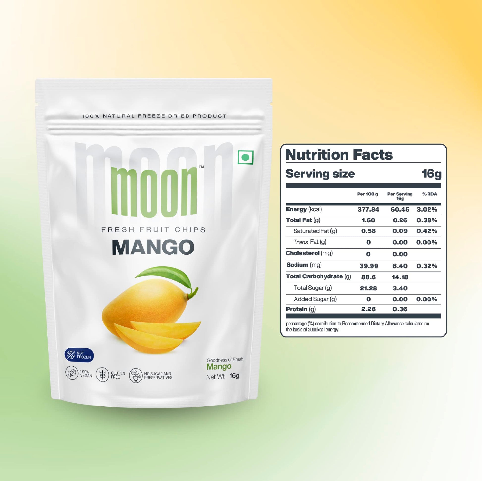 Moon Mango Fruit Chips - 16g