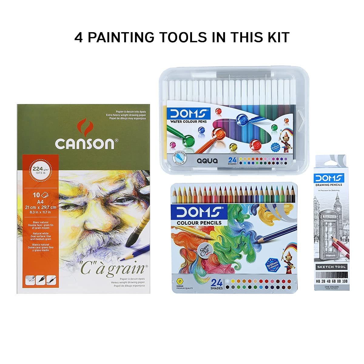 DOMS Art Inspiration Series Colour Cruise, Art Kit