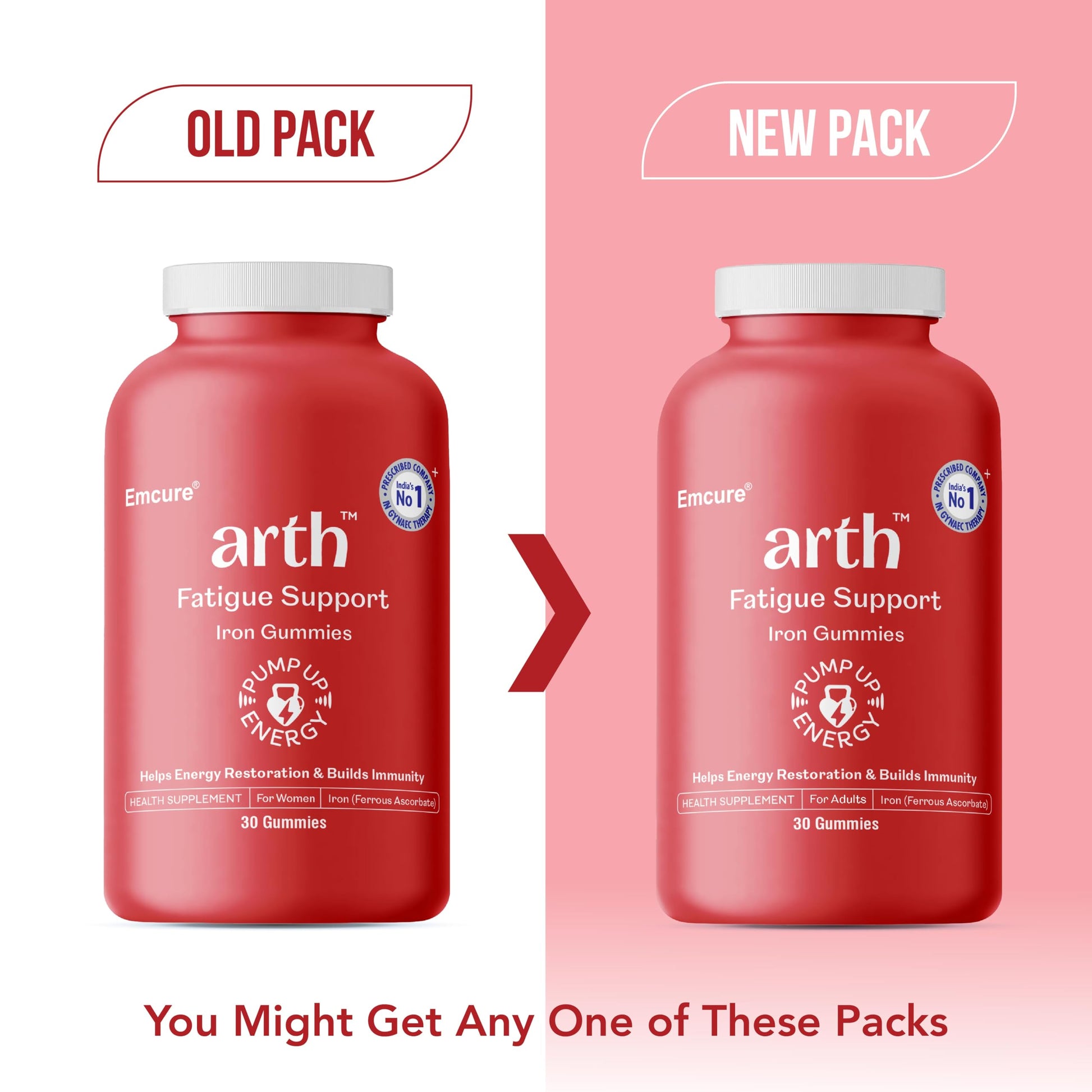 Arth Fatigue Support Iron Gummies