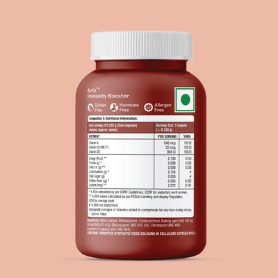 Arth Multivitamin Supplement With Vitamins A, D3 & K2 Capsules