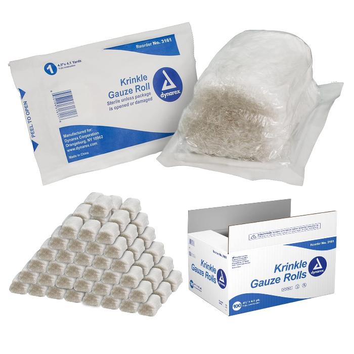 Krinkle Gauze Roll Bandage, Sterile, (Kerlix)