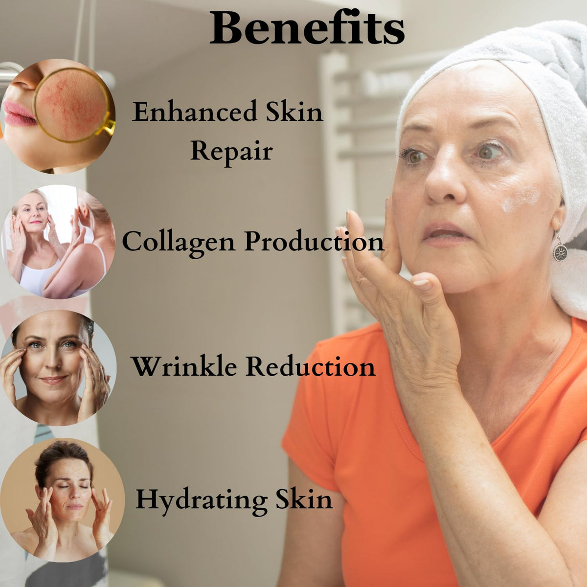Dermistry Anti Aging Collagen Builder SPF30 Retinol Hyaluronic Acid Nourishing Age Protect Day Cream + Repair Protect Retinol Night Cream for Wrinkles Fine Lines 100ml