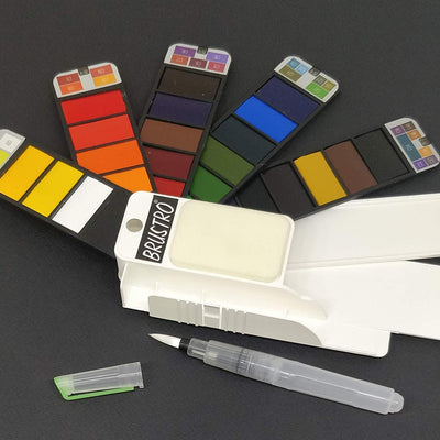 Brustro Artists Watercolour Pan Set of 25